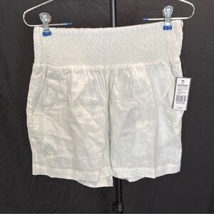 Crown & Ivy High Waist White Shorts